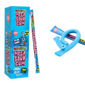 Zed Screamers Mega Sour Gum Blue Razz